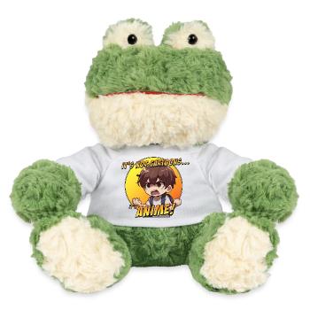 Chibi Anime Criant et Fier - Grenouille Torge MiniFeet® - blanc - Devant