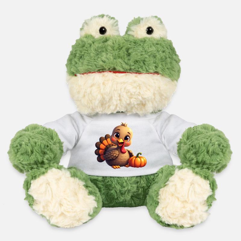 Bébé dinde de Thanksgiving - Grenouille Torge MiniFeet® - blanc