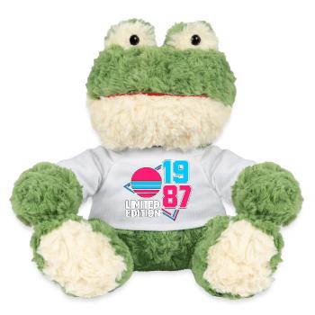 Femme anniversaire de 40 ans, née en décembre 1985 - Grenouille Torge MiniFeet® - blanc - Devant
