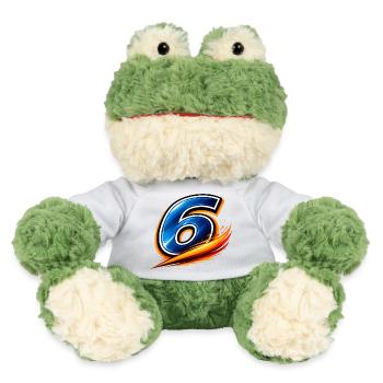 Numéro 6 Maillot de football Milieu de terrain - Grenouille Torge MiniFeet® - blanc - Devant