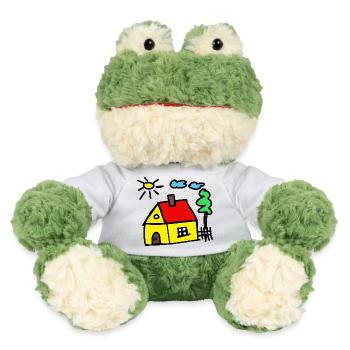Haus Hütte Traumhaus Bauherren - MiniFeet® Frosch Torge - Weiß - Vorne