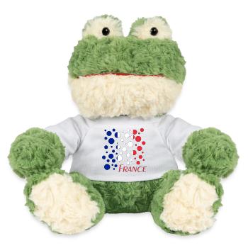 Drapeau à motifs à points français - Grenouille Torge MiniFeet® - blanc - Devant