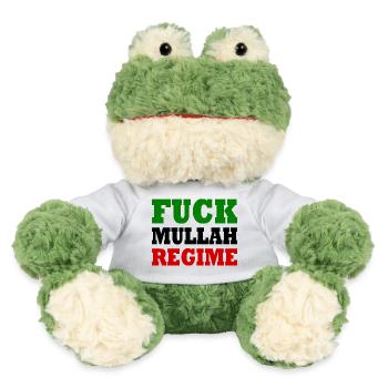 Fuck mullah regime iran - MiniFeet® Frog Torge - white - Front