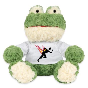 Jogger avec flammes - Grenouille Torge MiniFeet® - blanc - Devant