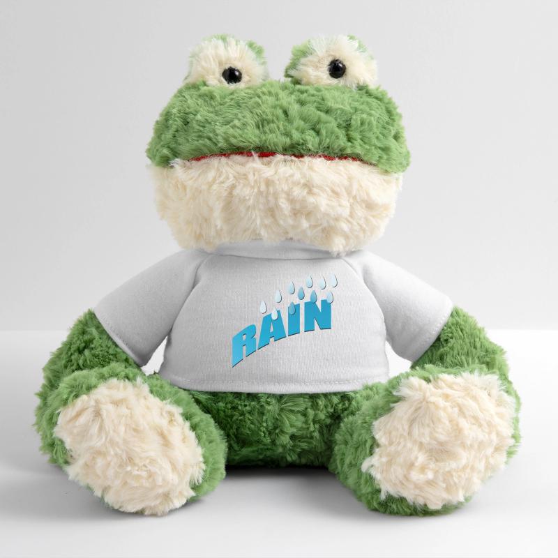 Rain Rain Raindrops Blue gradient MiniFeet® Frog Torge