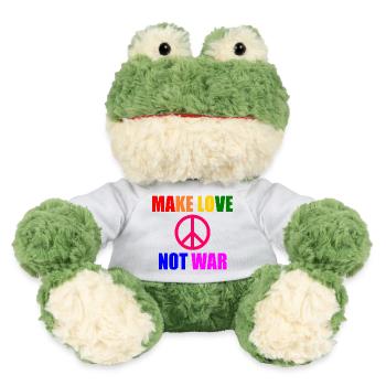 Make love not war - MiniFeet® Frosch Torge - Weiß - Vorne