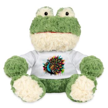 Pfau - MiniFeet® Frosch Torge - Weiß - Vorne
