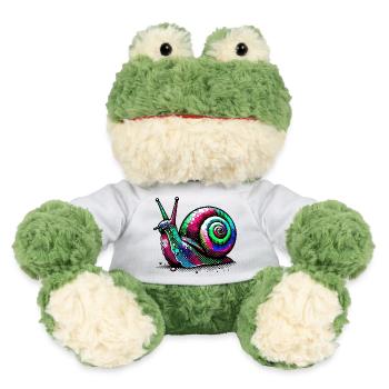 Schnecke - MiniFeet® Frosch Torge - Weiß - Vorne