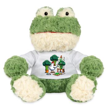 Peinture au poulet Brocoli Masterpiece - Grenouille Torge MiniFeet® - blanc - Devant