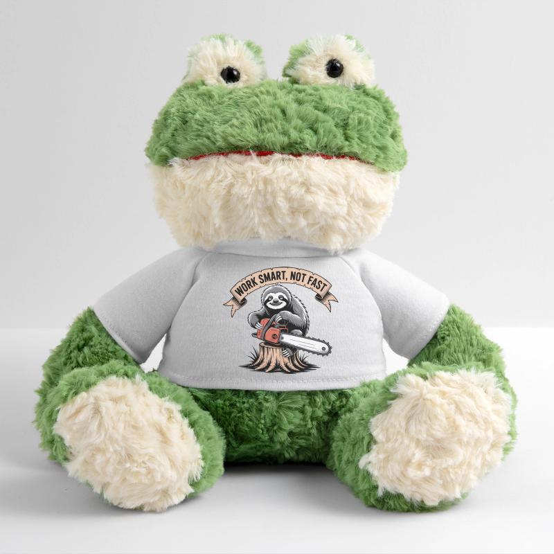 Work Smart Not Fast Sloth Chainsaw MiniFeet® Frog Torge