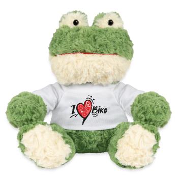 Heart Bike & Pedals - MiniFeet® Frog Torge - white - Front