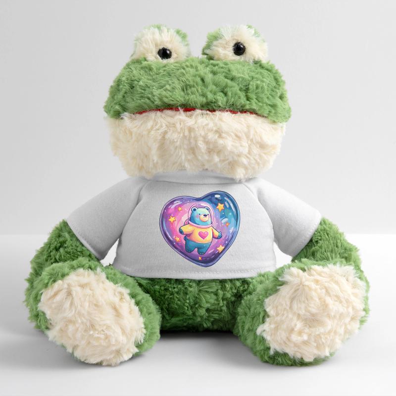 Ours Planète Cœur en combinaison spatiale Grenouille Torge MiniFeet®