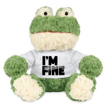 Es geht mir gut - MiniFeet® Frosch Torge - Weiß - Vorne