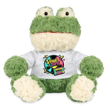 Vinyle & Cassette Néon Rétro - Grenouille Torge MiniFeet® - blanc - Devant