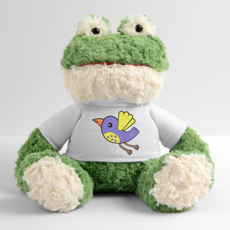 Kleiner Lila Vogel MiniFeet® Frosch Torge