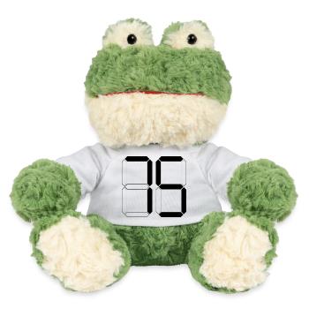 NUMBER 75 Seventy-Five Gift Digital - MiniFeet® Frog Torge - white - Front