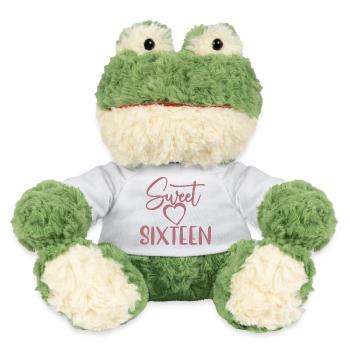 Sweet Sixteen Mignon cadeau de 16 ans - Grenouille Torge MiniFeet® - blanc - Devant
