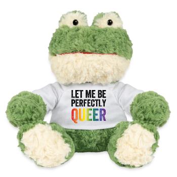 LGBTQ Pride Month - Lass mich vollkommen queer sein - MiniFeet® Frosch Torge - Weiß - Vorne