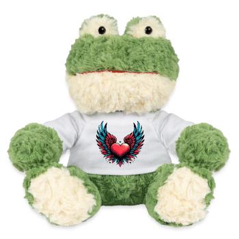Heart with Wings - MiniFeet® Frog Torge - white - Front