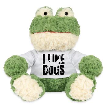 Ich mag Hunde - MiniFeet® Frosch Torge - Weiß - Vorne