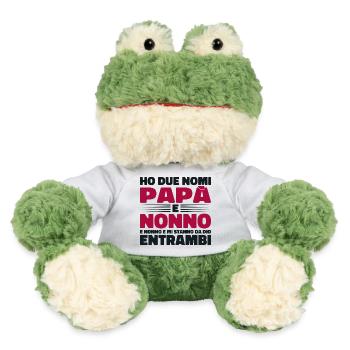 Papa und Opa - MiniFeet® Frosch Torge - Weiß - Vorne