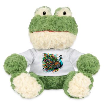 Pfau - MiniFeet® Frosch Torge - Weiß - Vorne