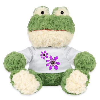Blumen Pink - MiniFeet® Frosch Torge - Weiß - Vorne