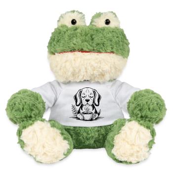 Coffee Dog - Cool Coffee Logo - MiniFeet® Frog Torge - white - Front