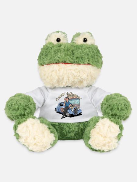 Retro Drive-In Rockabilly Design - MiniFeet® Frosch Torge - Weiß