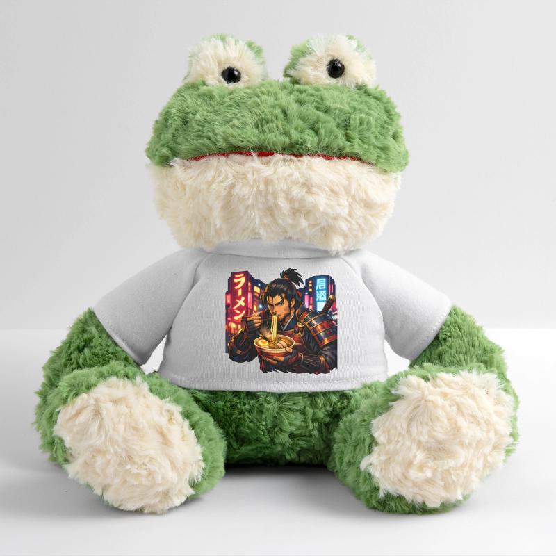 Neon Cyber Samurai Ramen MiniFeet® Frosch Torge