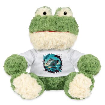 Kunstdruck von Kreuzfahrtschiffen - MiniFeet® Frosch Torge - Weiß - Vorne