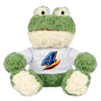 Équipe de défenseurs numéro 4 de football - Grenouille Torge MiniFeet® - blanc - Devant