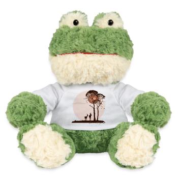 Afrikanische Savanne in der Nacht - MiniFeet® Frosch Torge - Weiß - Vorne