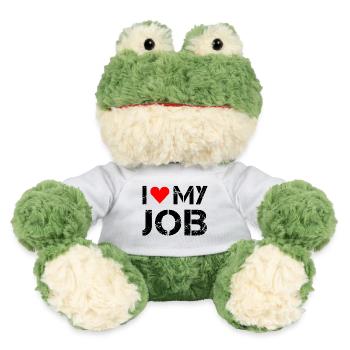 I love my job! - MiniFeet® Frog Torge - white - Front