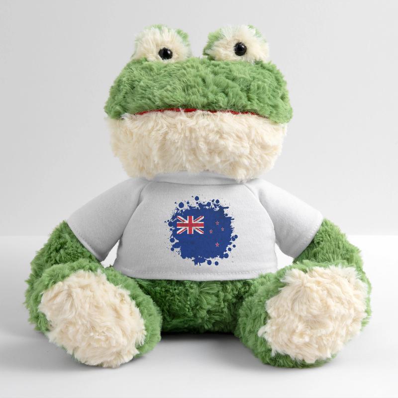 Conception de drapeaux d'éclaboussures vintage de Grenouille Torge MiniFeet®