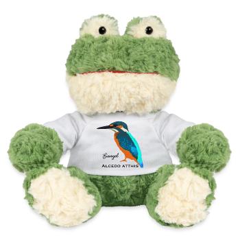 Kingfisher, scientific / German name - MiniFeet® Frog Torge - white - Front