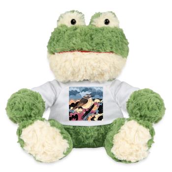 Brownthroat Bird 2023 Illustration - MiniFeet® Frog Torge - white - Front