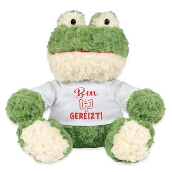 REIZDARM - BIN GEREIZT SPRÜCHE - MiniFeet® Frosch Torge - Weiß - Vorne
