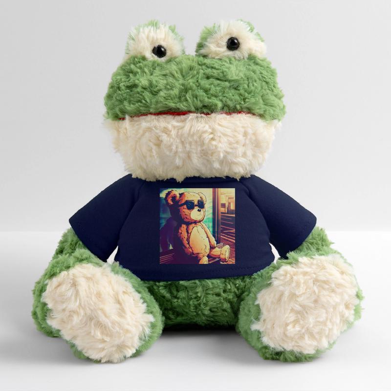 Teddy on Bus MiniFeet® Frosch Torge
