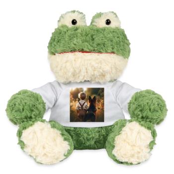 Deutscher Schäferhund Kunst - MiniFeet® Frosch Torge - Weiß - Vorne