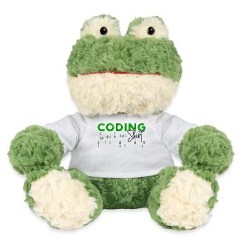 Coden Developer Programmer Web Developer Saying - MiniFeet® Frog Torge - white - Front