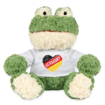 Drapeau de l’Allemagne, l’amour de l’Allemagne, symbole d’unité - Grenouille Torge MiniFeet® - blanc - Devant