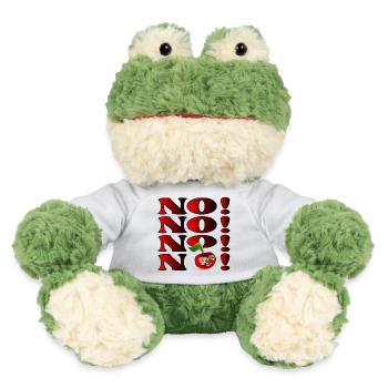 ANTWORT NEIN - EMOTIONALE KIRSCHE - MiniFeet® Frosch Torge - Weiß - Vorne