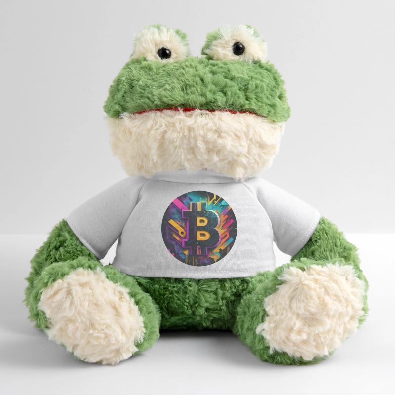 Explosion de couleurs du bitcoin Grenouille Torge MiniFeet®
