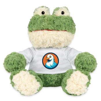 Taube Niedliche Kawaii Cartoon Clipart Tier Haustier Logo - MiniFeet® Frosch Torge - Weiß - Vorne
