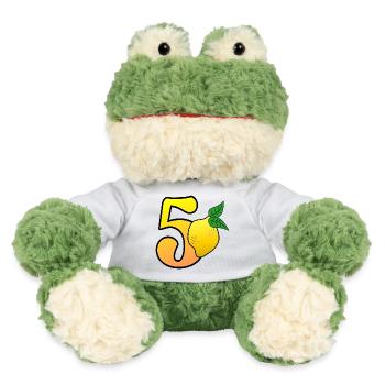 NUMÉRO 50 - CINQUANTE - CITRON - Grenouille Torge MiniFeet® - blanc - Devant