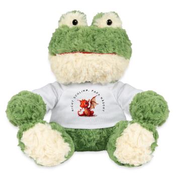 Nicht schlimm, Papa wäscht (Drache) - MiniFeet® Frosch Torge - Weiß - Vorne