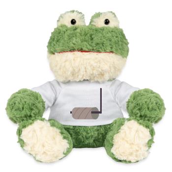 ROULEAU DE PAPIER TOILETTE VIDE TOILETTE - Grenouille Torge MiniFeet® - blanc - Devant