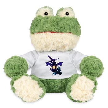 laterne, Kolkrabe, kreuze - MiniFeet® Frosch Torge - Weiß - Vorne