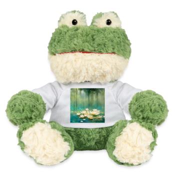 Water lilies - MiniFeet® Frog Torge - white - Front